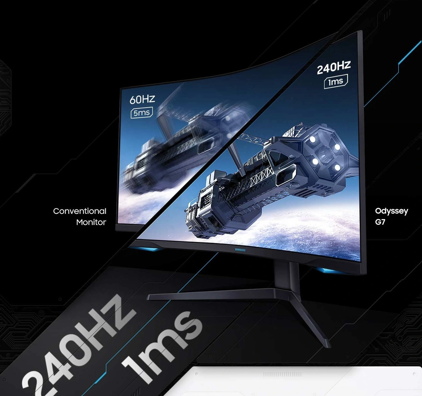 Samsung Odyssey G7 C27G75TQSRX 240 Hz